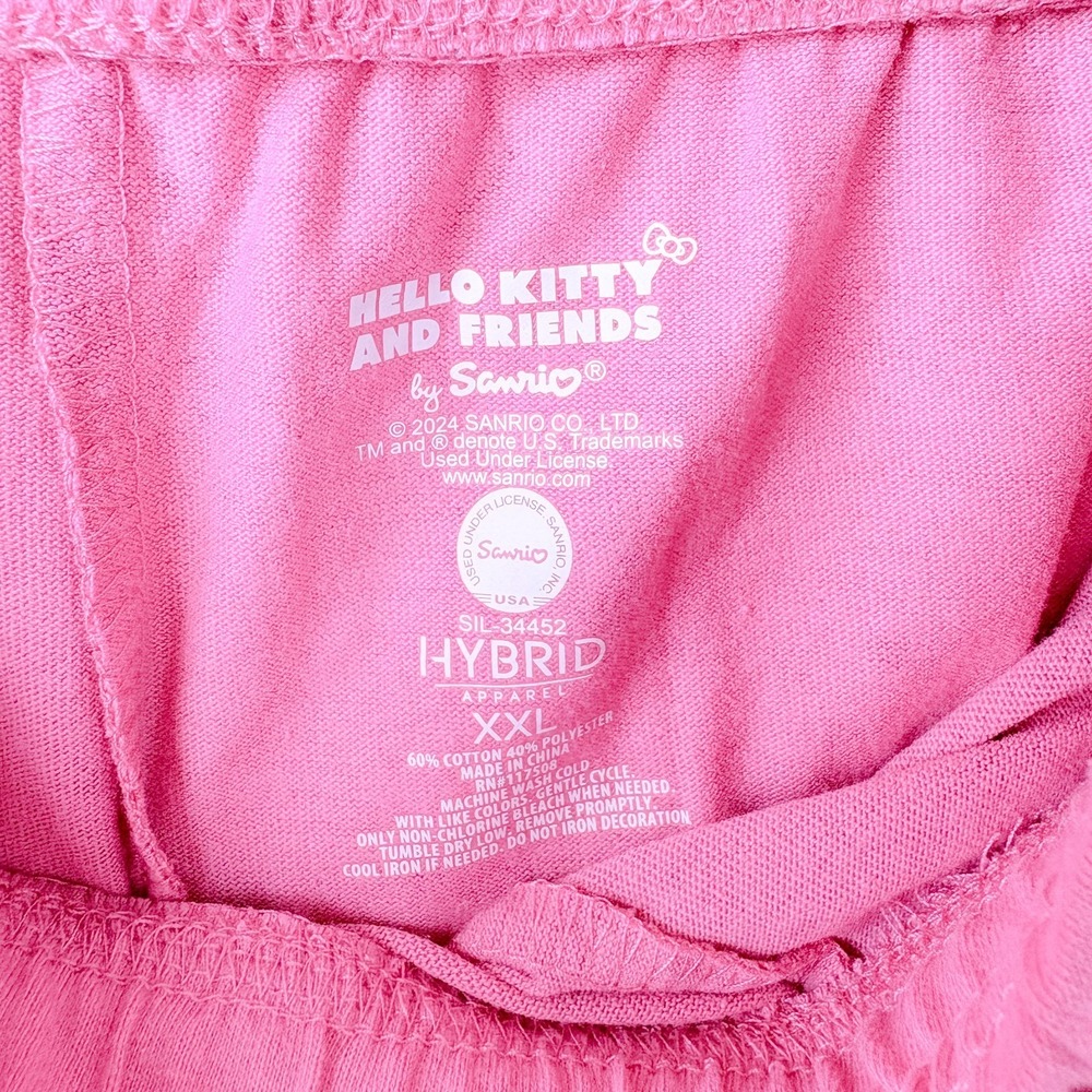 Sanrio Hello Kitty Pajama Pants XXL Pink Pompompurin Keroppi Pochacco Kawaii - Picture 2 of 6